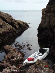 Gone ashore amongst the rocks, 13 June