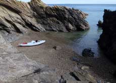 A small cove north of Porthallow, 15 September 2010