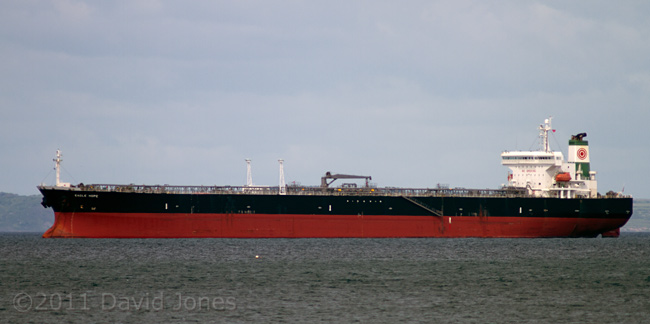 Eagle Hope anchored in Falmouth Bay, 11 May