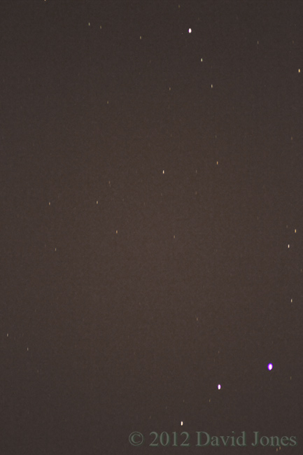 Tail of Drago - position of Comet Garradd, 14 March 2012 (2)